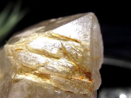 ゴールドルチル ヘマタイト 原石 母岩付き 金運