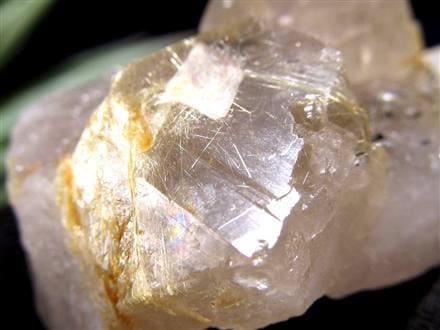 ゴールドルチル ヘマタイト 原石 母岩付き 金運