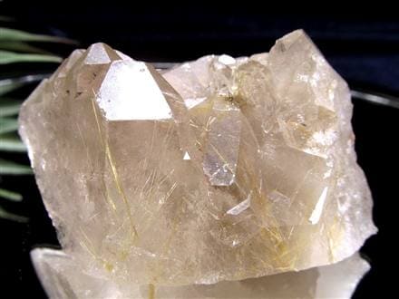 ゴールドルチル ヘマタイト 原石 母岩付き 金運