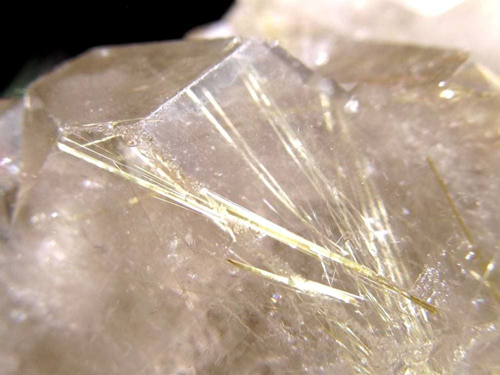 ゴールドルチル ヘマタイト 原石 母岩付き 金運