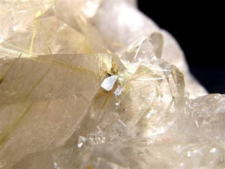 ゴールドルチル ヘマタイト 原石 母岩付き 金運