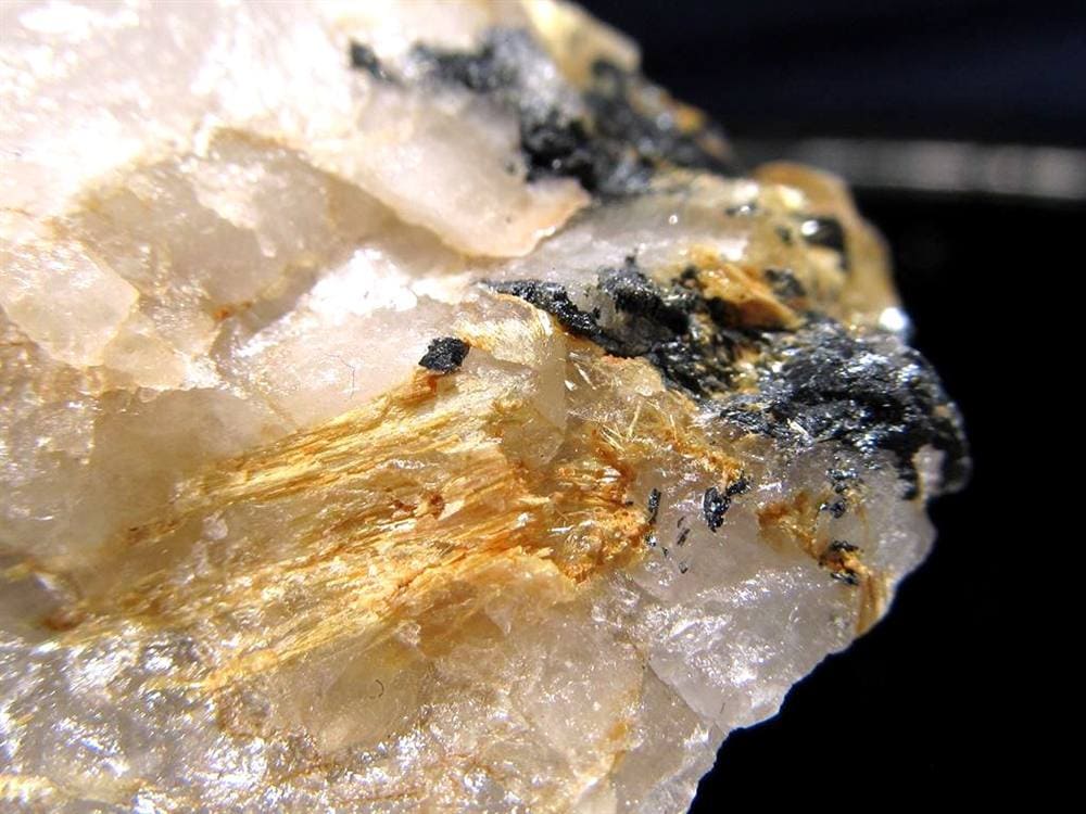 ゴールドルチル ヘマタイト 原石 母岩付き 金運