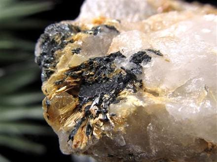 ゴールドルチル ヘマタイト 原石 母岩付き 金運