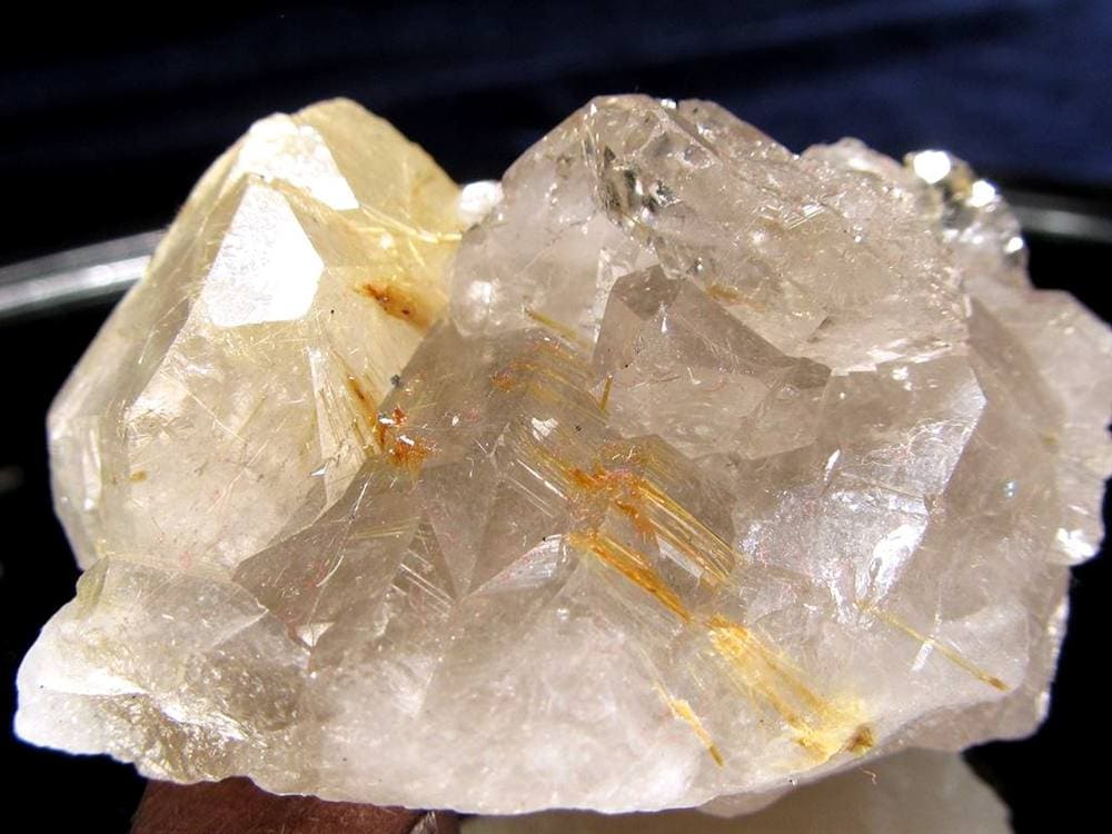 ゴールドルチル ヘマタイト 原石 母岩付き 金運