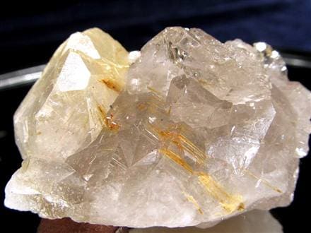 ゴールドルチル ヘマタイト 原石 母岩付き 金運