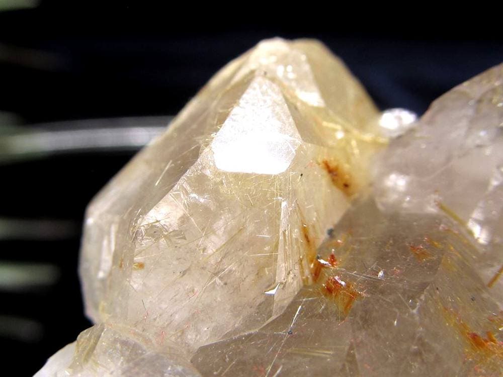 ゴールドルチル ヘマタイト 原石 母岩付き 金運