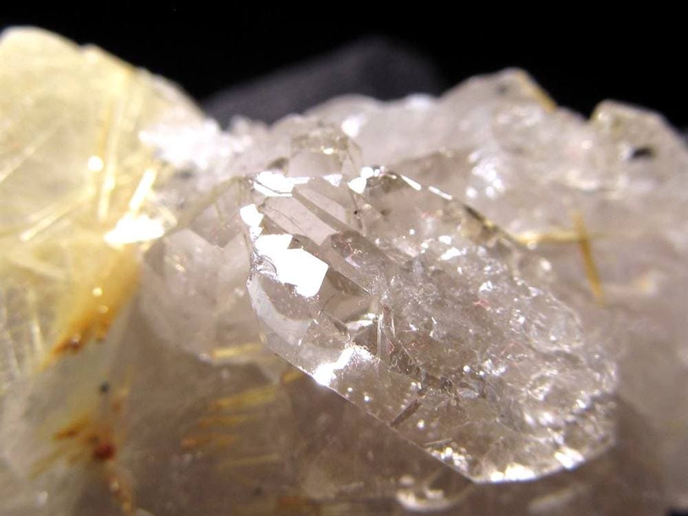 ゴールドルチル ヘマタイト 原石 母岩付き 金運