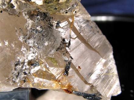 ゴールドルチル ヘマタイト 原石 母岩付き 金運