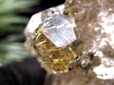 ゴールドルチル ヘマタイト 原石 母岩付き 金運