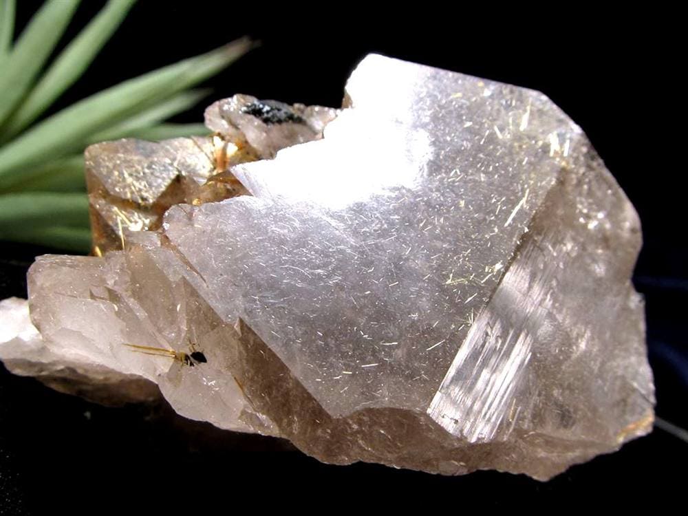 ゴールドルチル ヘマタイト 原石 母岩付き 金運