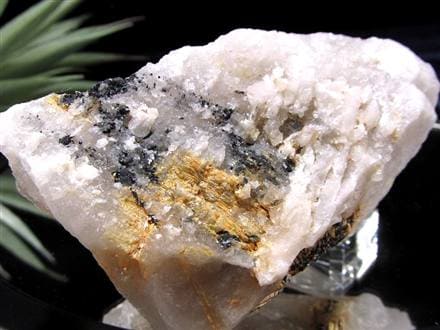 ゴールドルチル ヘマタイト 原石 母岩付き 金運