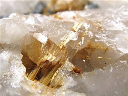 ゴールドルチル ヘマタイト 原石 母岩付き 金運