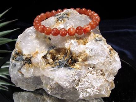 ゴールドルチル ヘマタイト 原石 母岩付き 金運