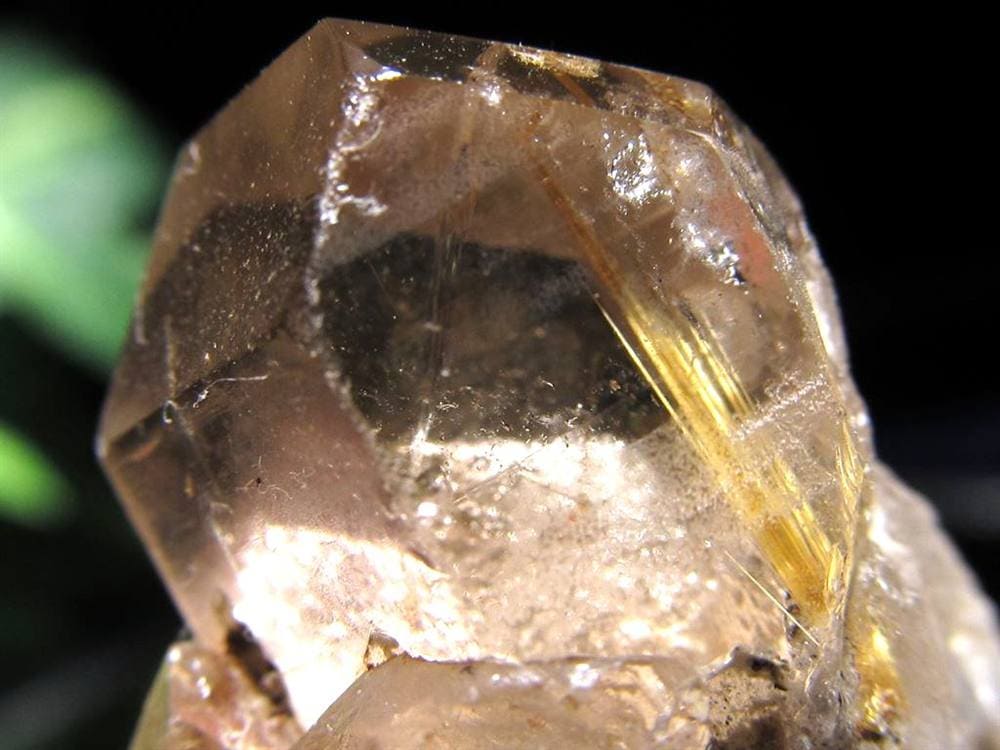 ゴールドルチル ヘマタイト 原石 母岩付き 金運