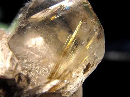 ゴールドルチル ヘマタイト 原石 母岩付き 金運