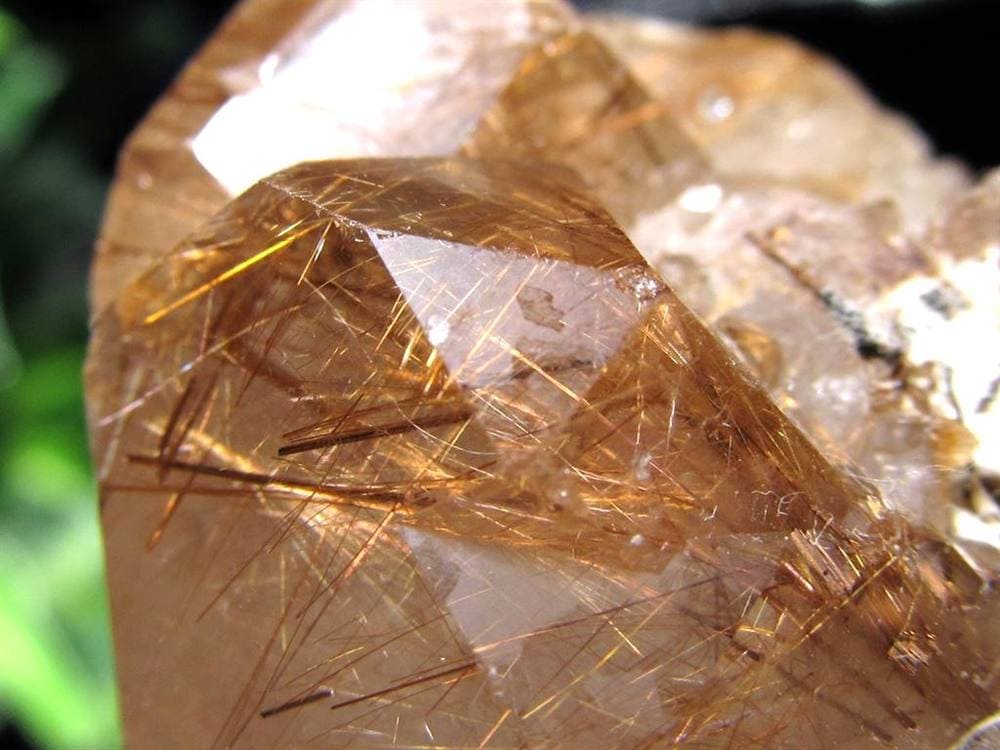 ゴールドルチル ヘマタイト 原石 母岩付き 金運