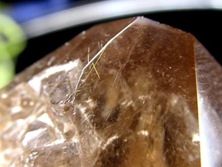 ゴールドルチル ヘマタイト 原石 母岩付き 金運