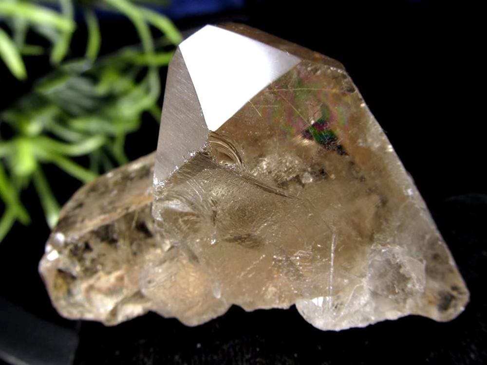 ゴールドルチル ヘマタイト 原石 母岩付き 金運