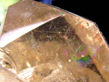 ゴールドルチル ヘマタイト 原石 母岩付き 金運