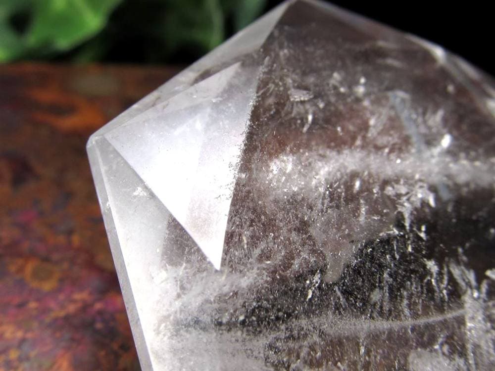 アイリスクォーツ 虹入り水晶 ヘキサゴン 六芒星 レインボー水晶
