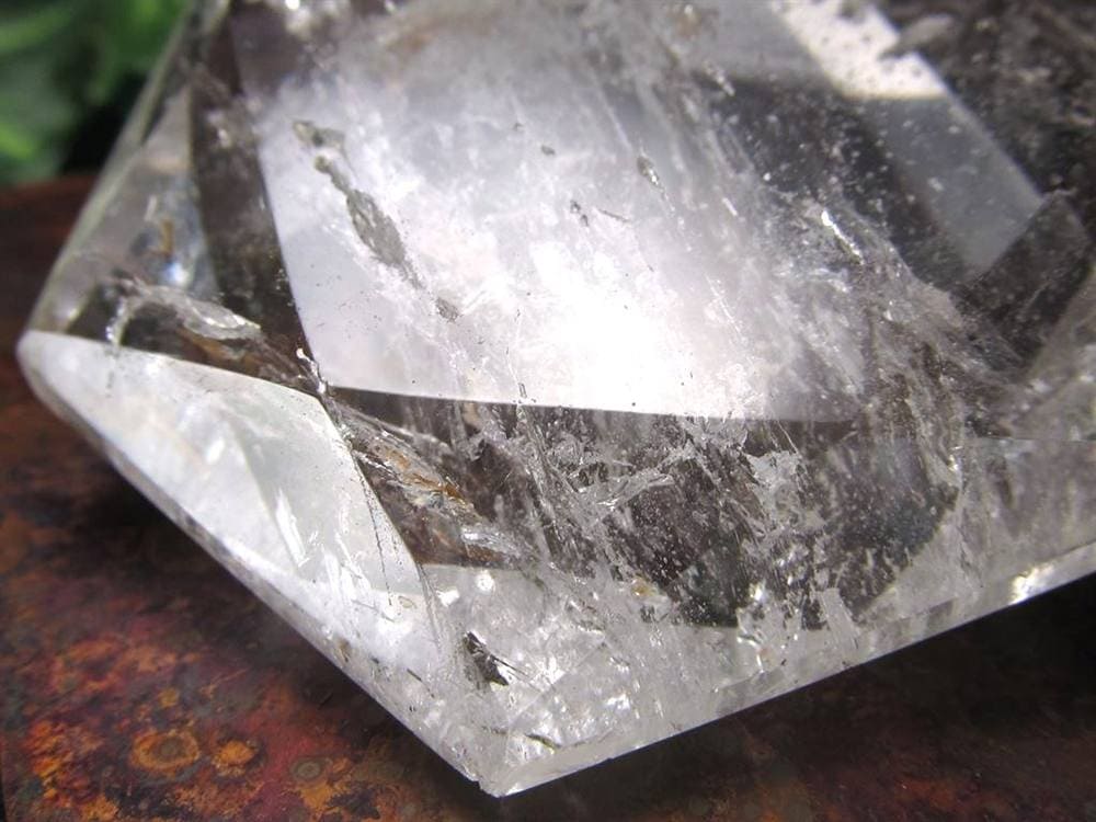 アイリスクォーツ 虹入り水晶 ヘキサゴン 六芒星 レインボー水晶