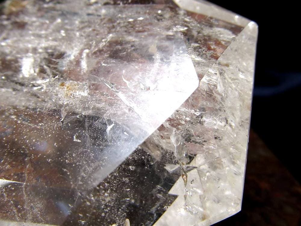 アイリスクォーツ 虹入り水晶 ヘキサゴン 六芒星 レインボー水晶