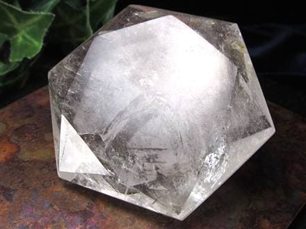 アイリスクォーツ 虹入り水晶 ヘキサゴン 六芒星 レインボー水晶