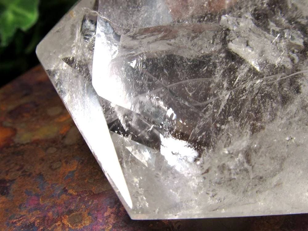 アイリスクォーツ 虹入り水晶 ヘキサゴン 六芒星 レインボー水晶