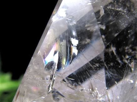 アイリスクォーツ 虹入り水晶 ヘキサゴン 六芒星 レインボー水晶
