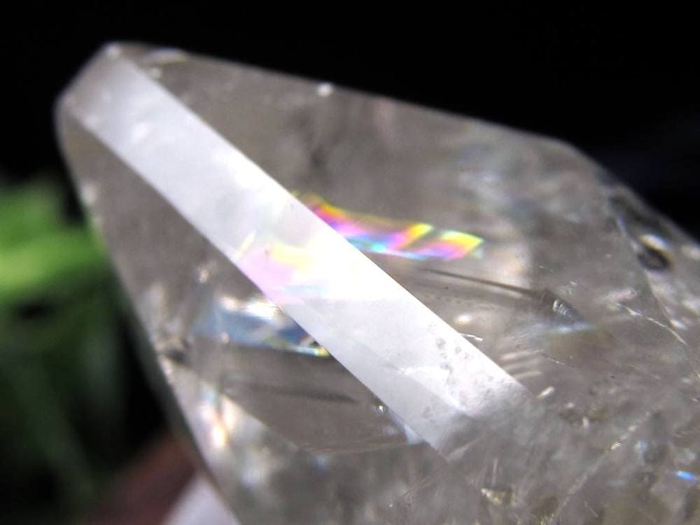 アイリスクォーツ 虹入り水晶 ヘキサゴン 六芒星 レインボー水晶