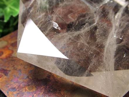 アイリスクォーツ 虹入り水晶 ヘキサゴン 六芒星 レインボー水晶