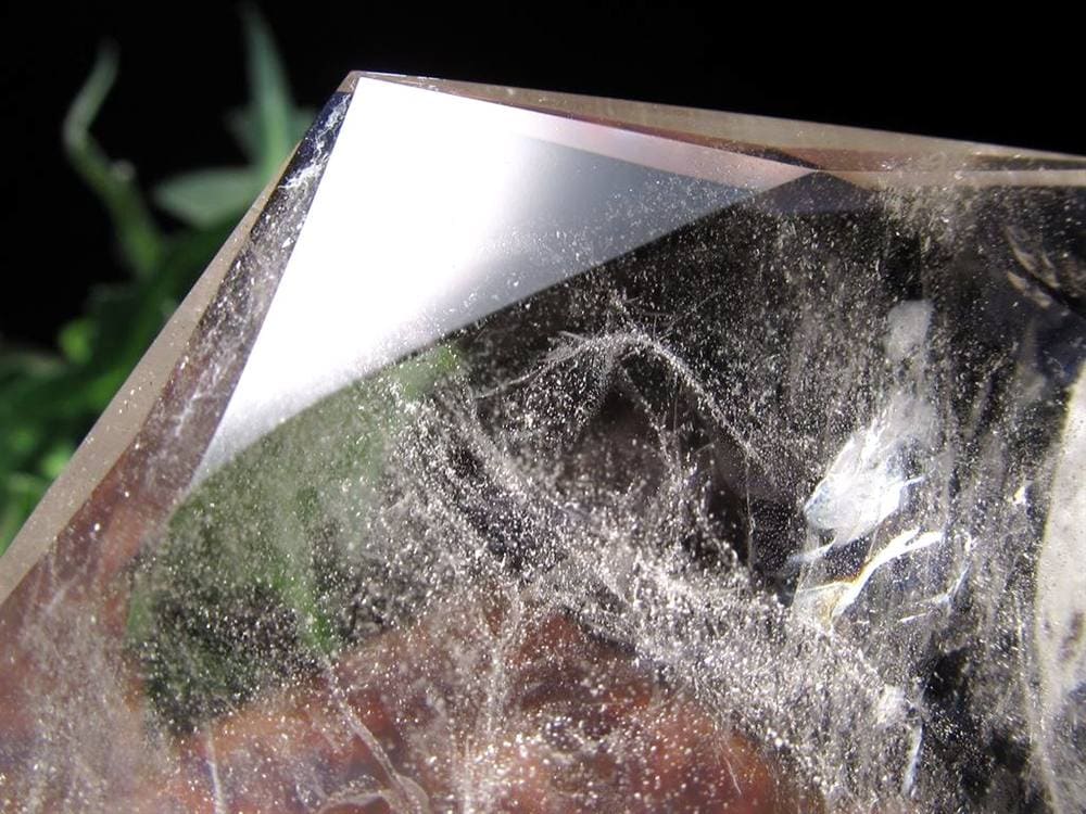アイリスクォーツ 虹入り水晶 ヘキサゴン 六芒星 レインボー水晶