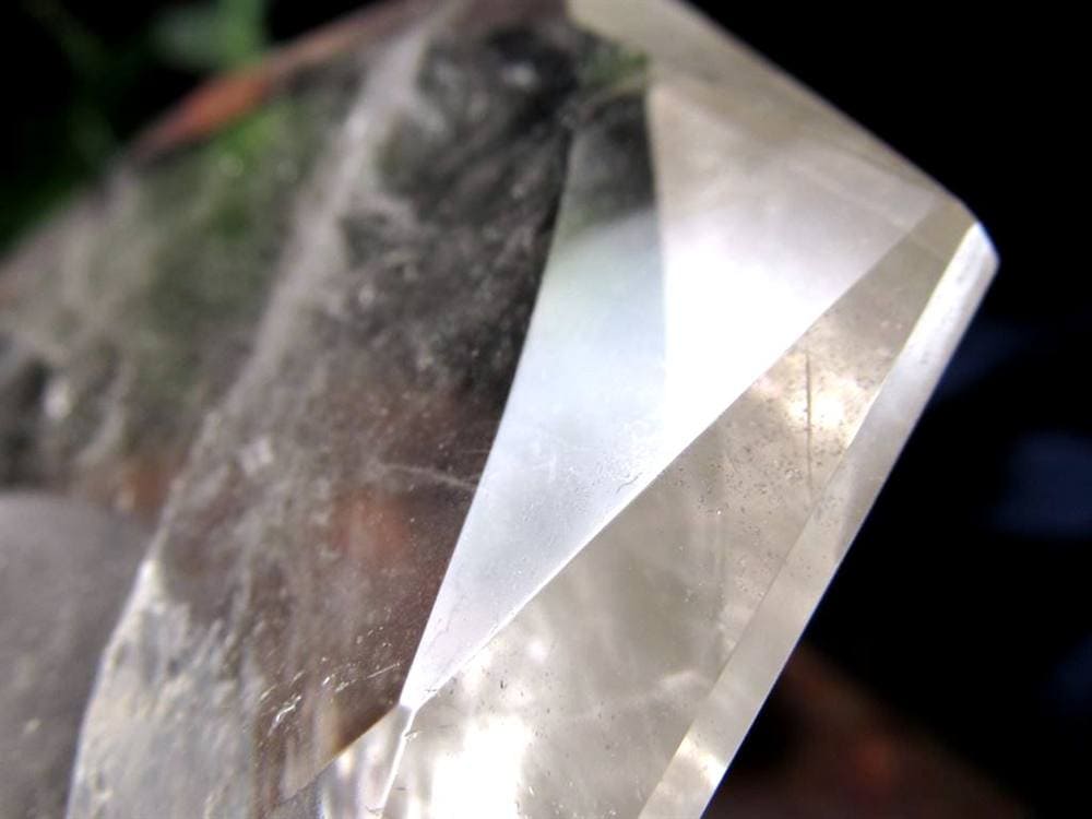アイリスクォーツ 虹入り水晶 ヘキサゴン 六芒星 レインボー水晶