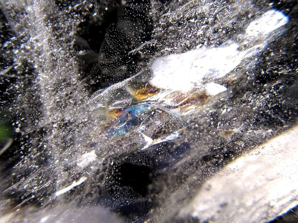 アイリスクォーツ 虹入り水晶 ヘキサゴン 六芒星 レインボー水晶
