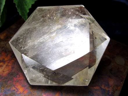 水晶 ヘキサゴン 六芒星 タンブル