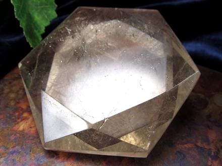 水晶 ヘキサゴン 六芒星 タンブル