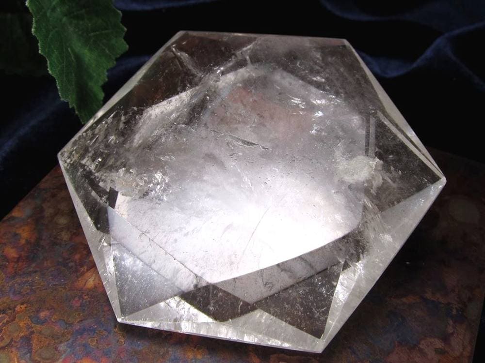 水晶 ヘキサゴン 六芒星 タンブル