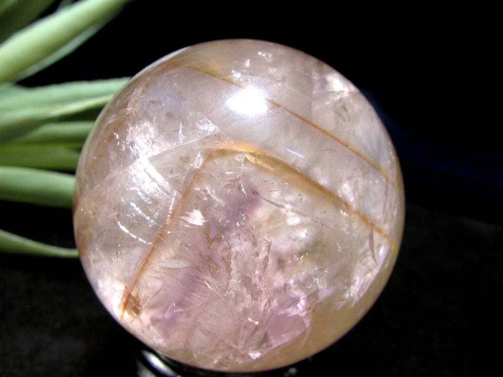 パウエライト アメジスト 紫水晶 浄化 2月の誕生石 丸玉 スフィア