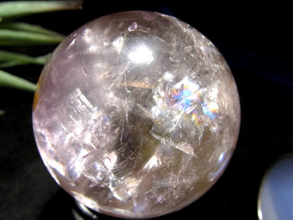 パウエライト アメジスト 紫水晶 浄化 2月の誕生石 丸玉 スフィア