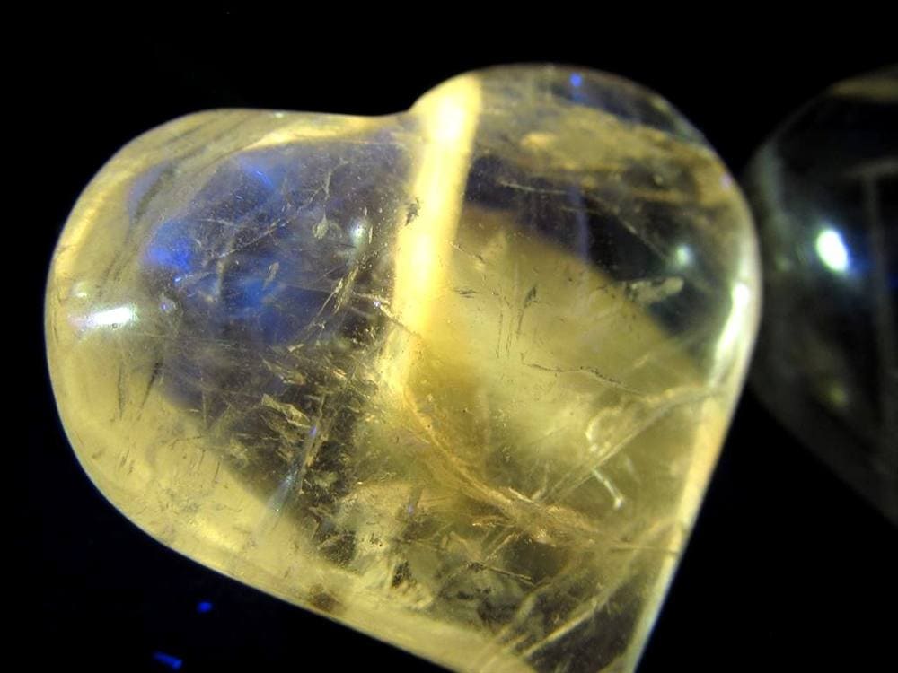 パウエライト アメジスト 紫水晶 浄化 2月の誕生石 ハート タンブル
