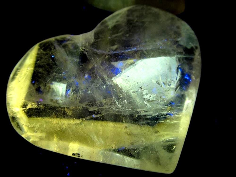 パウエライト アメジスト 紫水晶 浄化 2月の誕生石 ハート タンブル