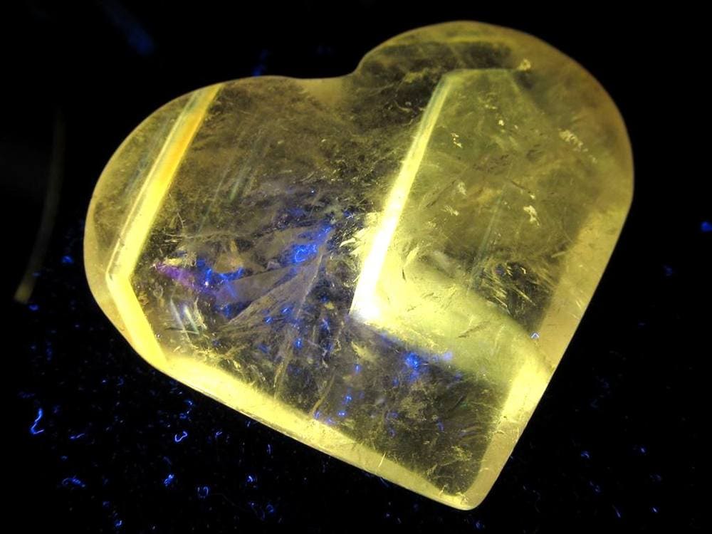パウエライト アメジスト 紫水晶 浄化 2月の誕生石 ハート タンブル