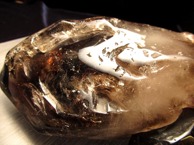 ☆激レア水入り！極上1点物置物☆水が入ったアメジスト・スモーキー