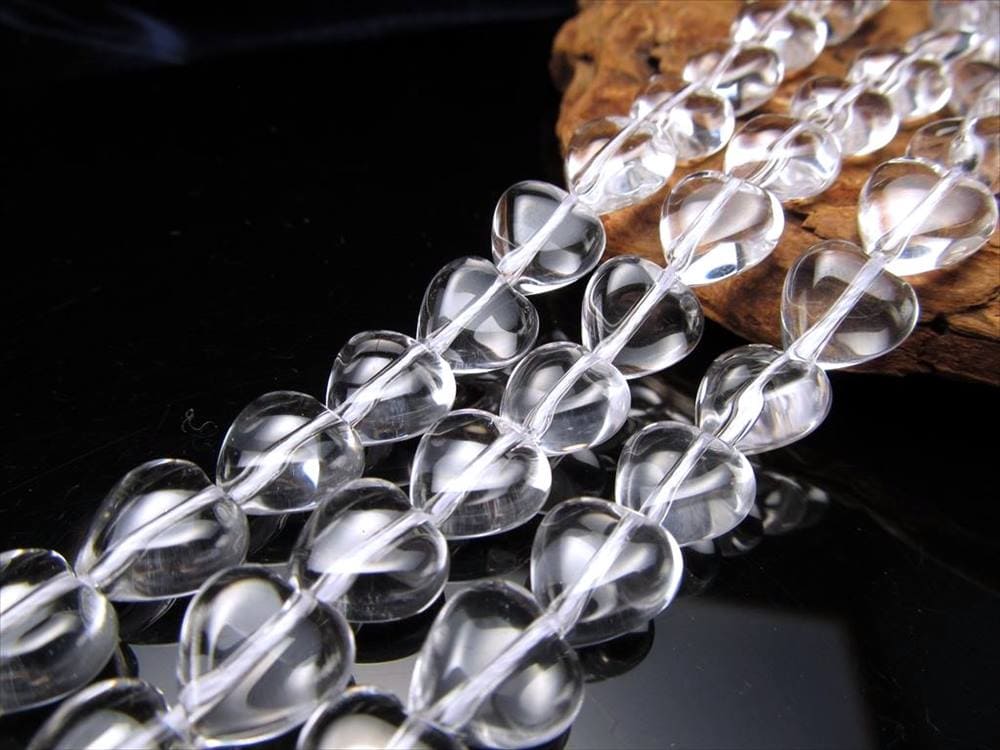 水晶 クォーツ クリスタル 一連 ビーズ