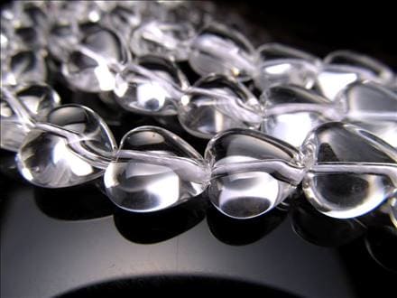 水晶 クォーツ クリスタル 一連 ビーズ