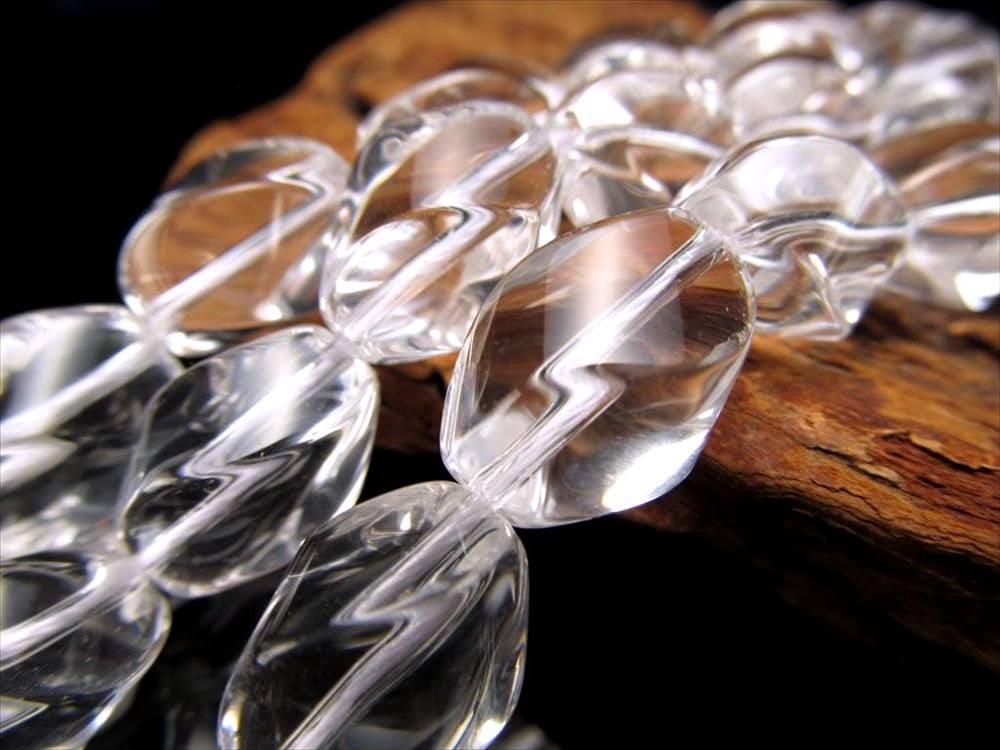 水晶 クォーツ クリスタル 一連 ビーズ