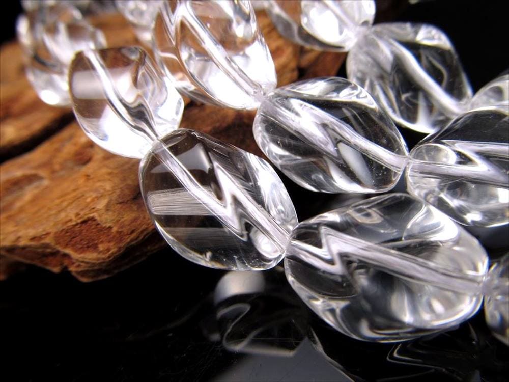 水晶 クォーツ クリスタル 一連 ビーズ