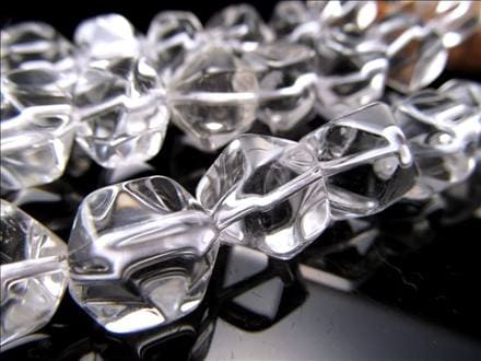 水晶 クォーツ クリスタル 一連 ビーズ