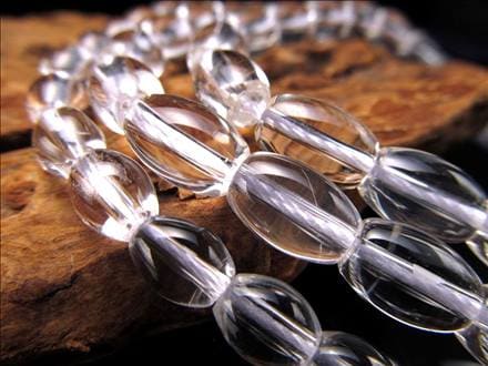 水晶 クォーツ クリスタル 一連 ビーズ