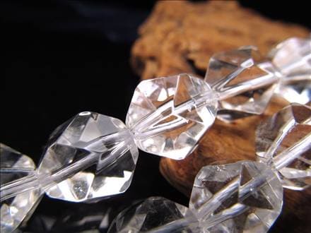 水晶 クォーツ クリスタル 一連 ビーズ